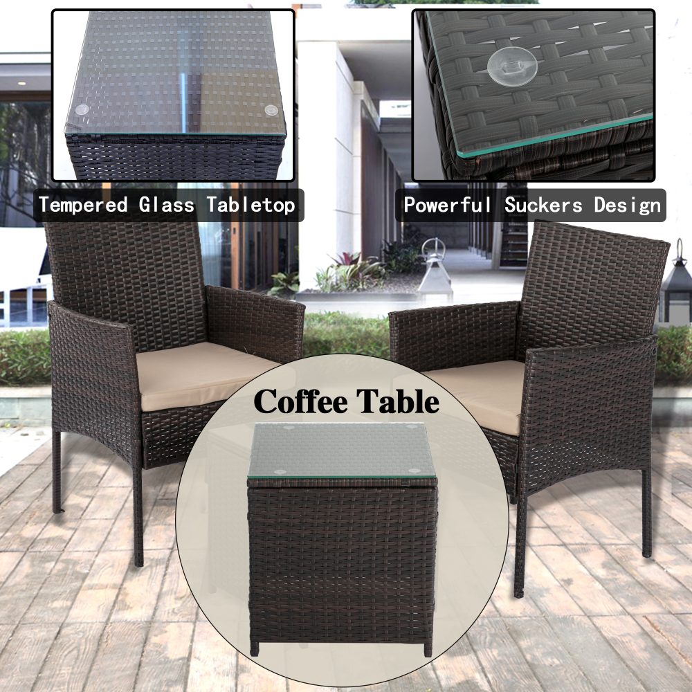 Northcote Delightful 3 Piece Bistro Set